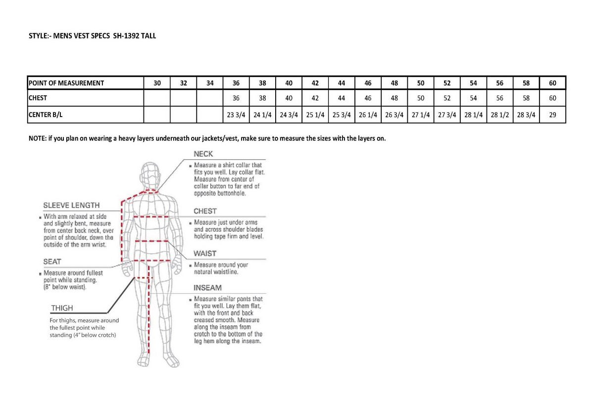 SH1392Tall Men's Black Leather 10 Pocket V-Neck Side Lace Motorcycle Rider Vest w/ Snap Closure