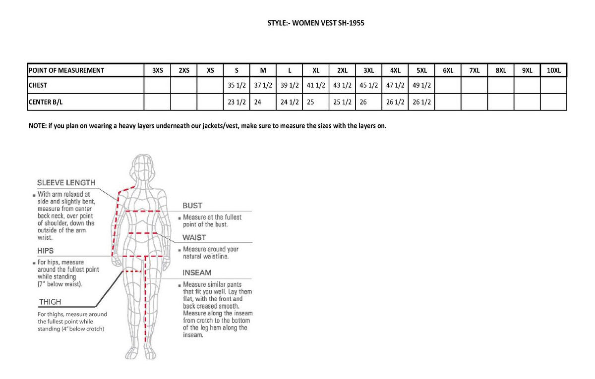 SH1955 Ladies Black and Pink Textile Vest with Wing Embroidery