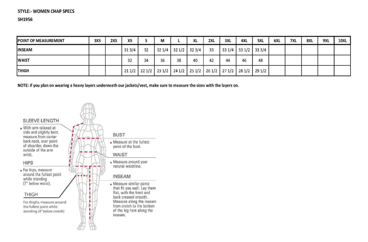 SH1956 Women's 'Winged' Black and Purple Textile Chaps