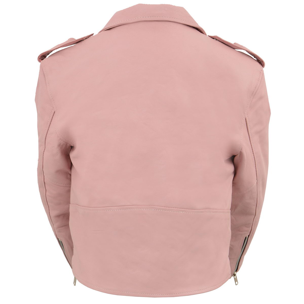 SH2010 Girls Toddler Classic Style Pink Leather Motorcycle Jacket