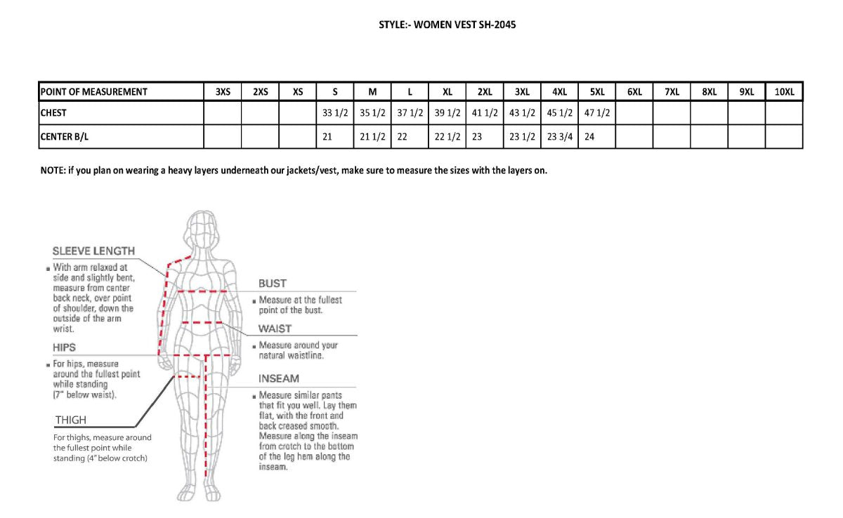 SH2045 Women's Black Thin Braid Leather Side Lace Motorcycle Rider Vest- Front Snap Closure