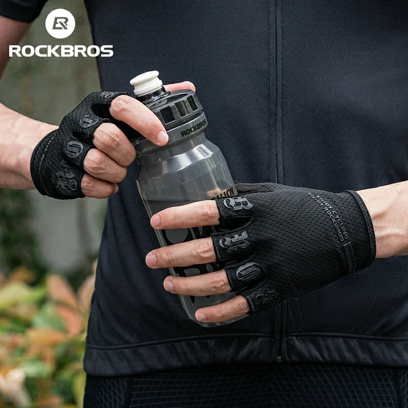 Half-Finger Cycling Gloves with SBR Shock-Absorbing Palm Pads