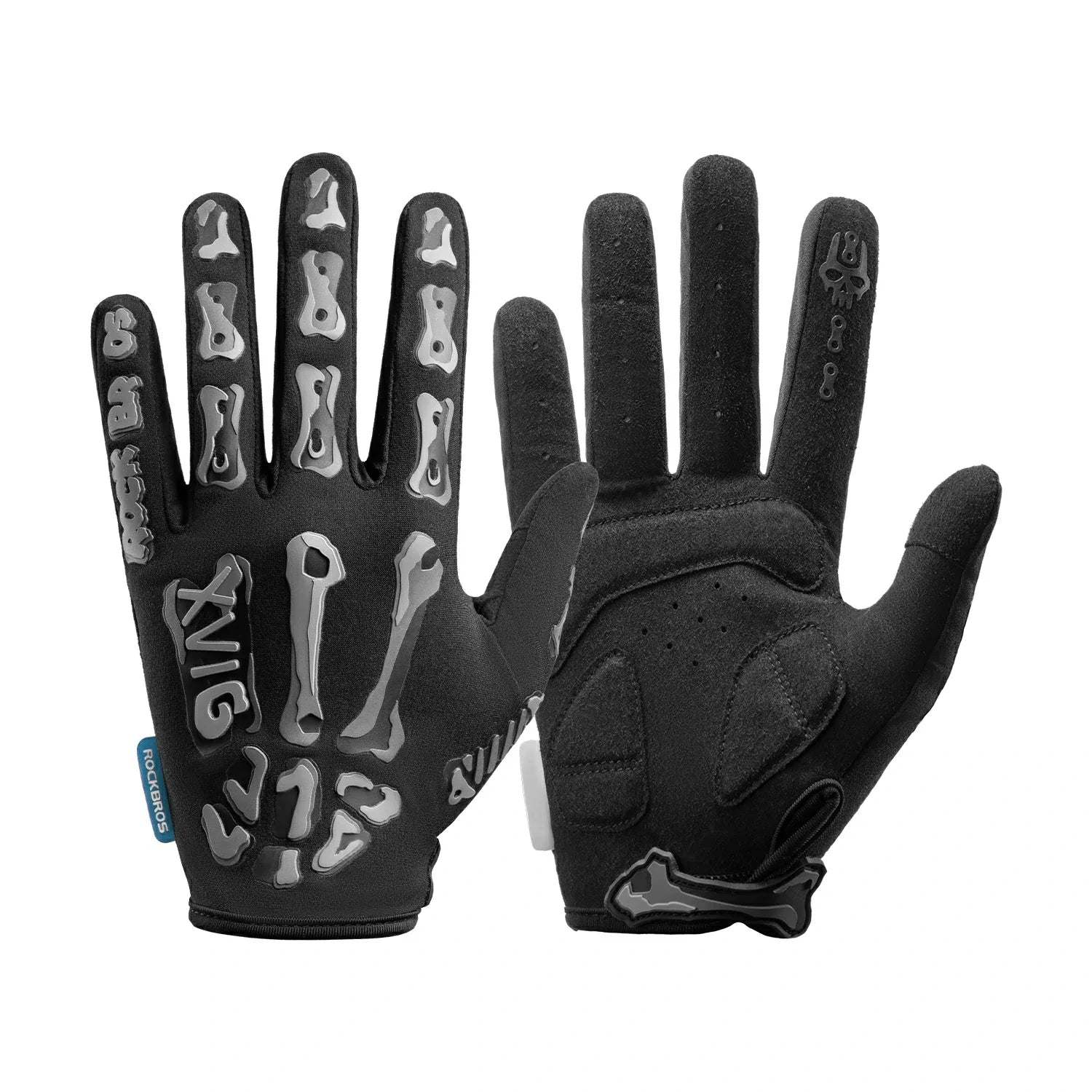Full Finger Cycling Gloves Padded Touchscreen