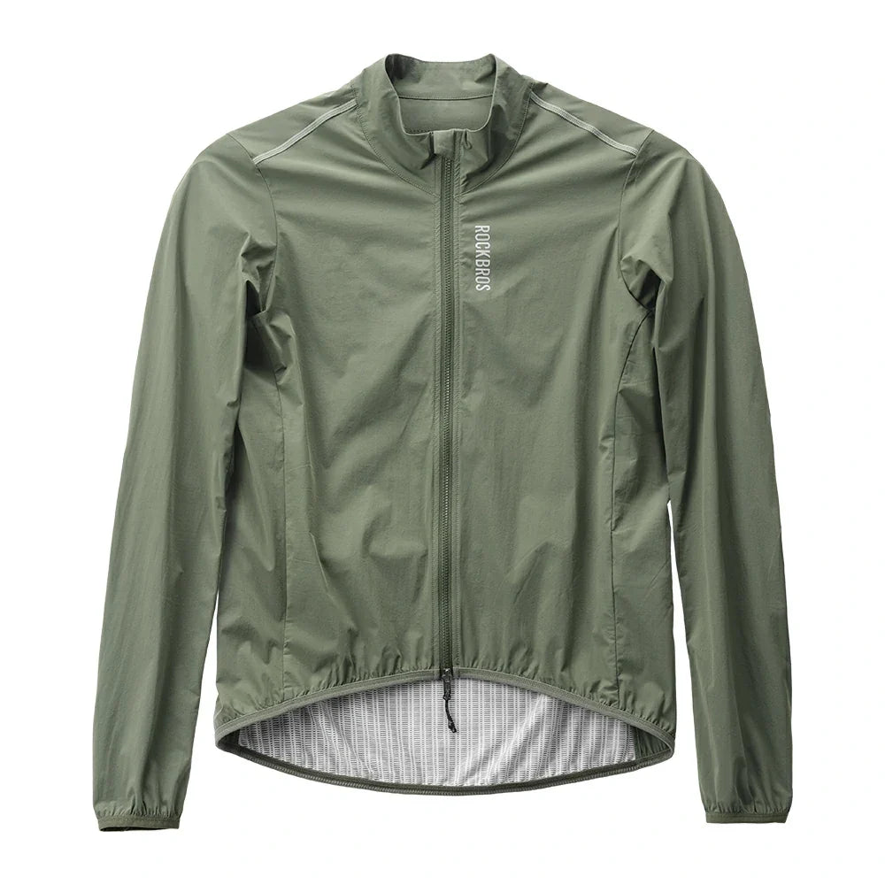 Foldable Windproof Cycling Jacket UV Protection for 50–77 °F