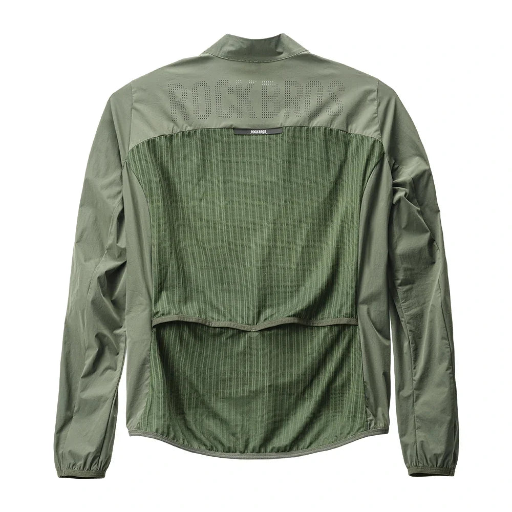 Foldable Windproof Cycling Jacket UV Protection for 50–77 °F