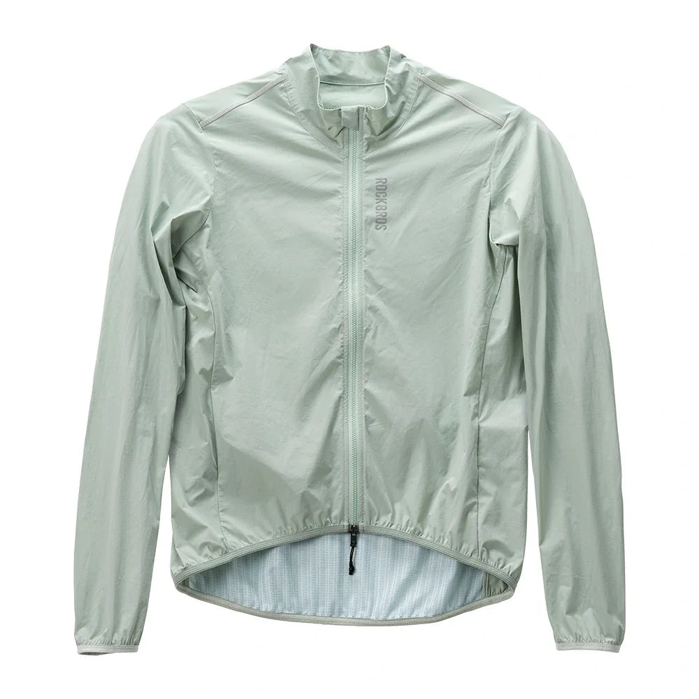 Foldable Windproof Cycling Jacket UV Protection for 50–77 °F