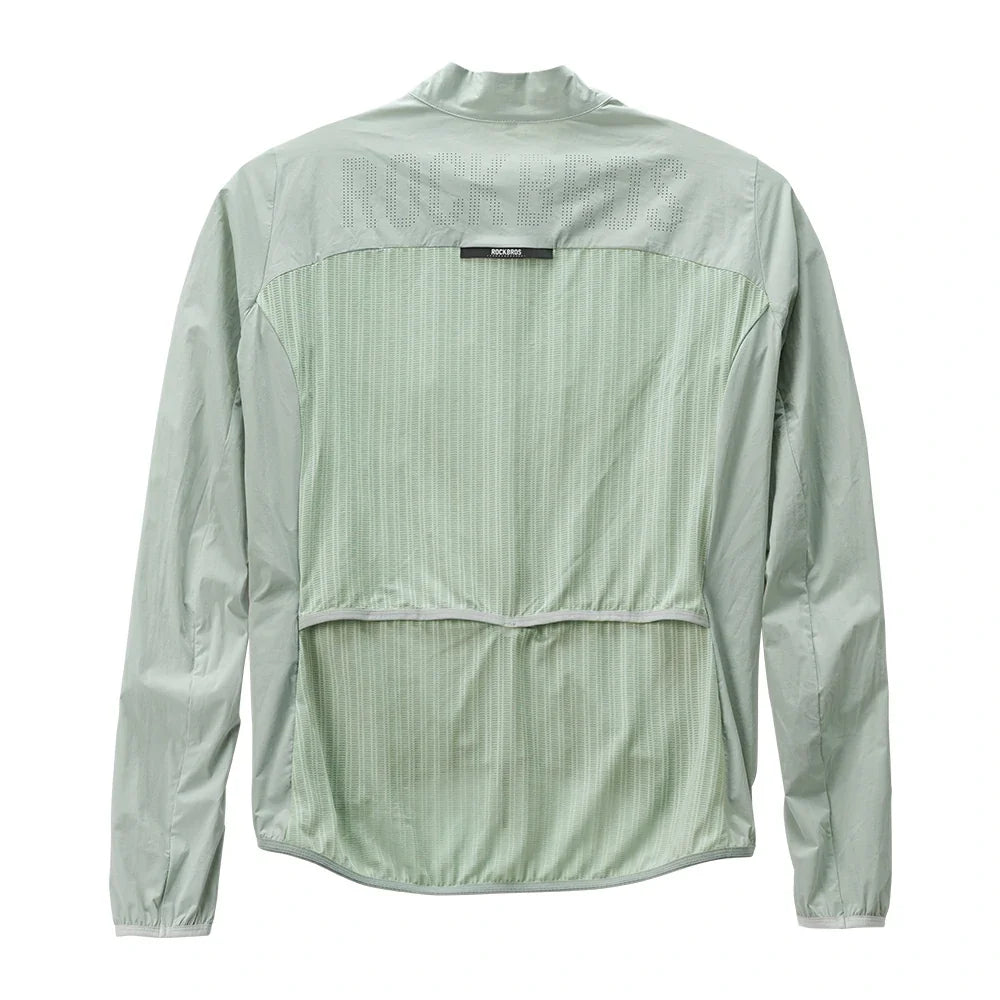 Foldable Windproof Cycling Jacket UV Protection for 50–77 °F
