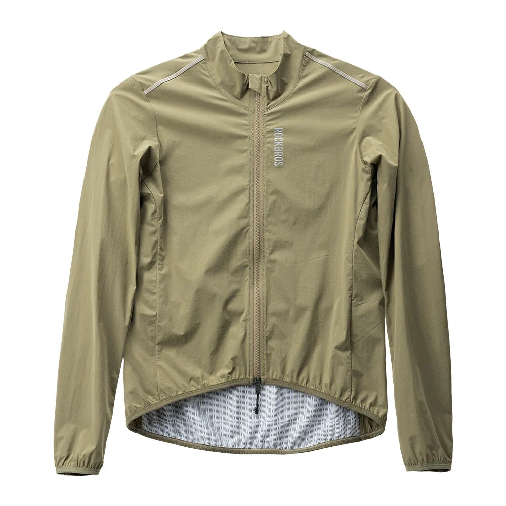 Foldable Windproof Cycling Jacket UV Protection for 50–77 °F