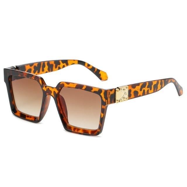 Stylish Square Sunglasses For Women & Luxury Eyeglasses For Women And Men square Sun Glasses For Men Eyewear Women Oversized Square Frame Sunglasses Multiple Tinted Glitter Inspired Stylish Shades
