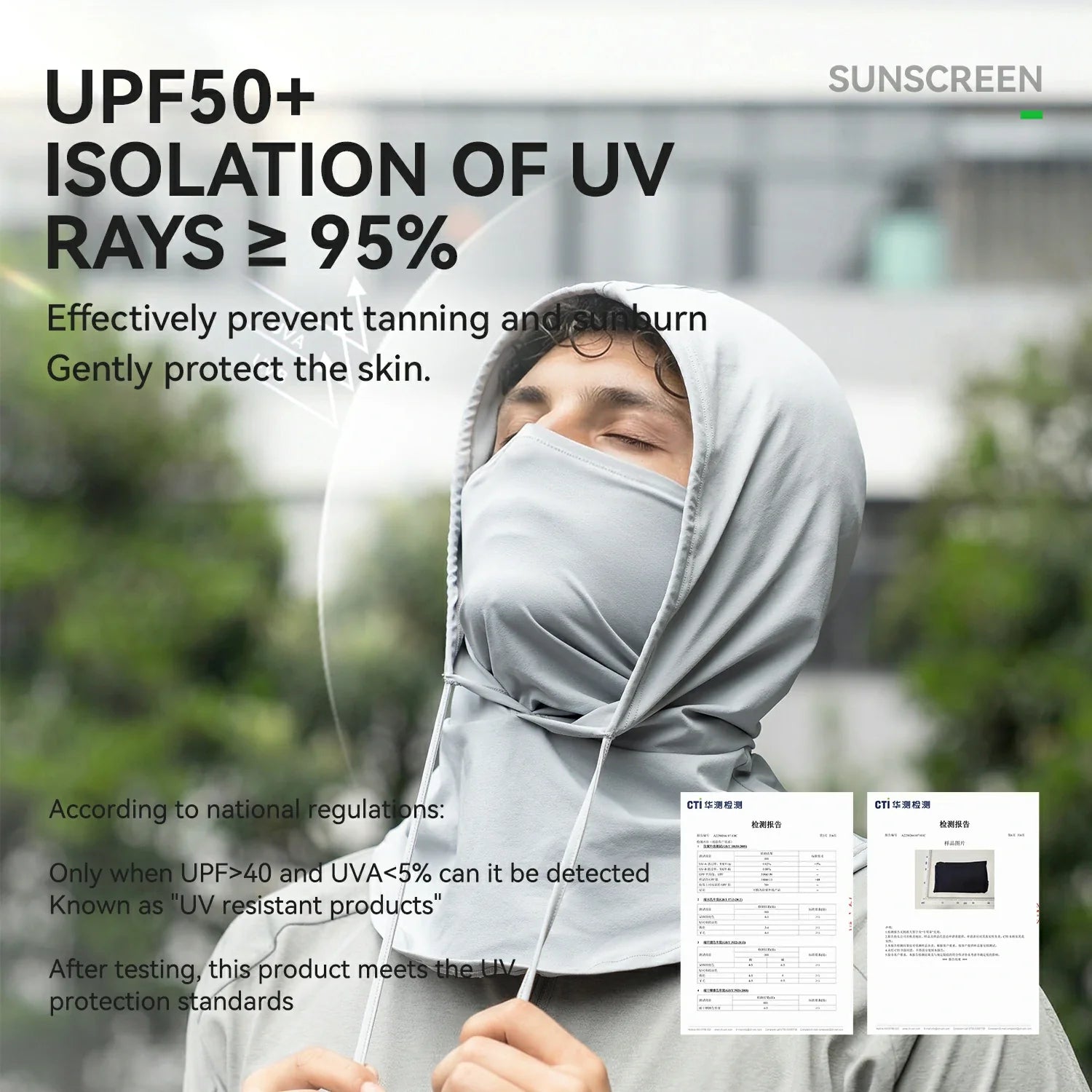 Cooling Balaclava 3 in 1 Face Mask