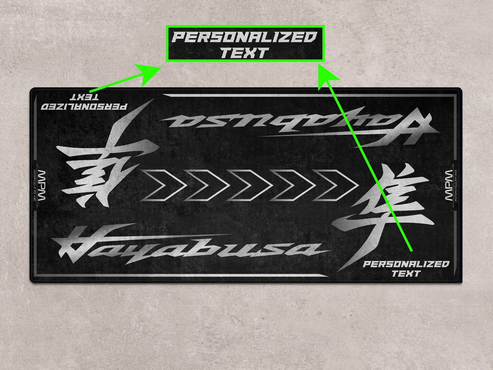 MPM Motorcycle Mat for Suzuki Hayabusa - MM7129