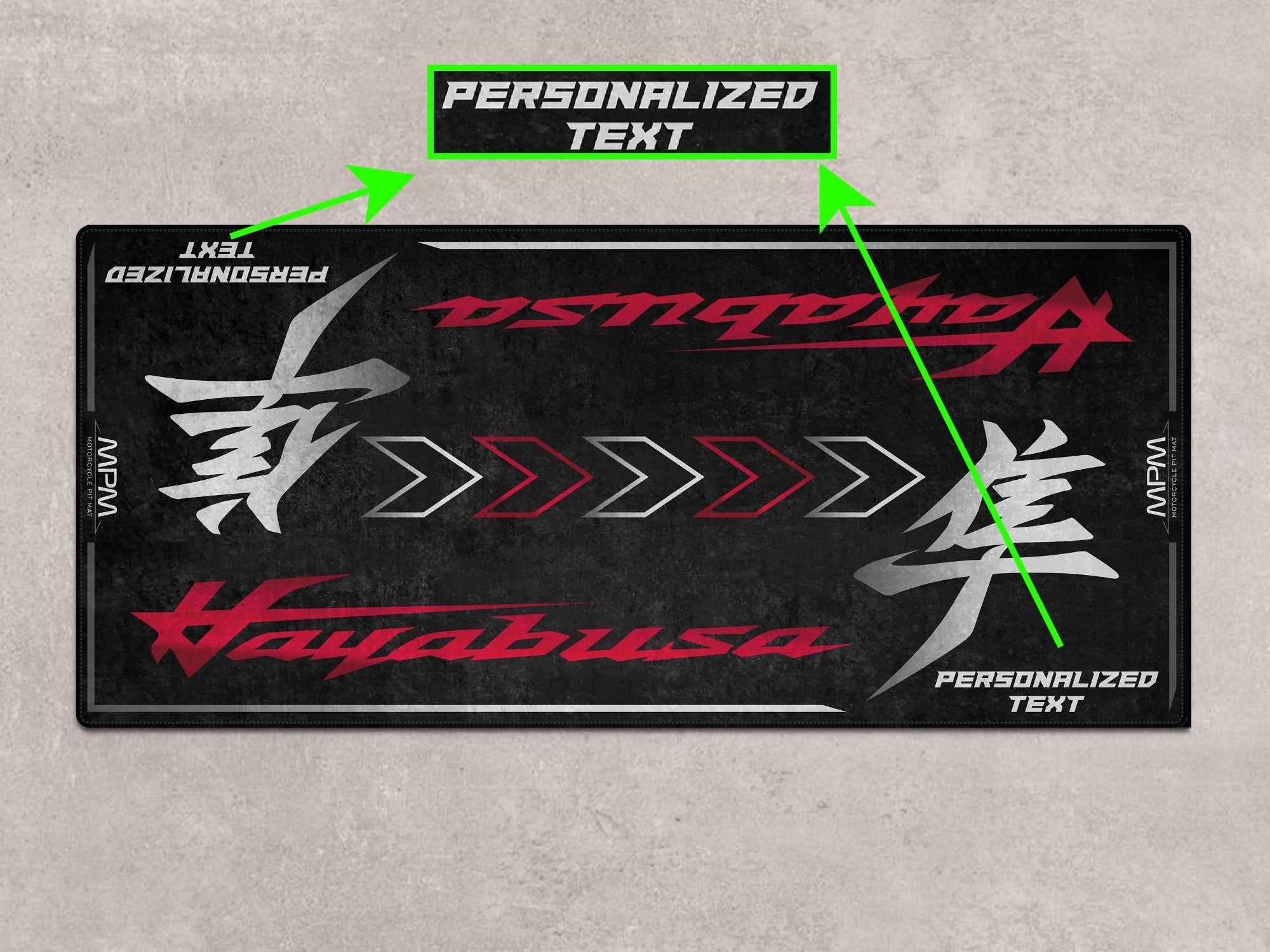 MPM Motorcycle Mat for Suzuki Hayabusa - MM7129