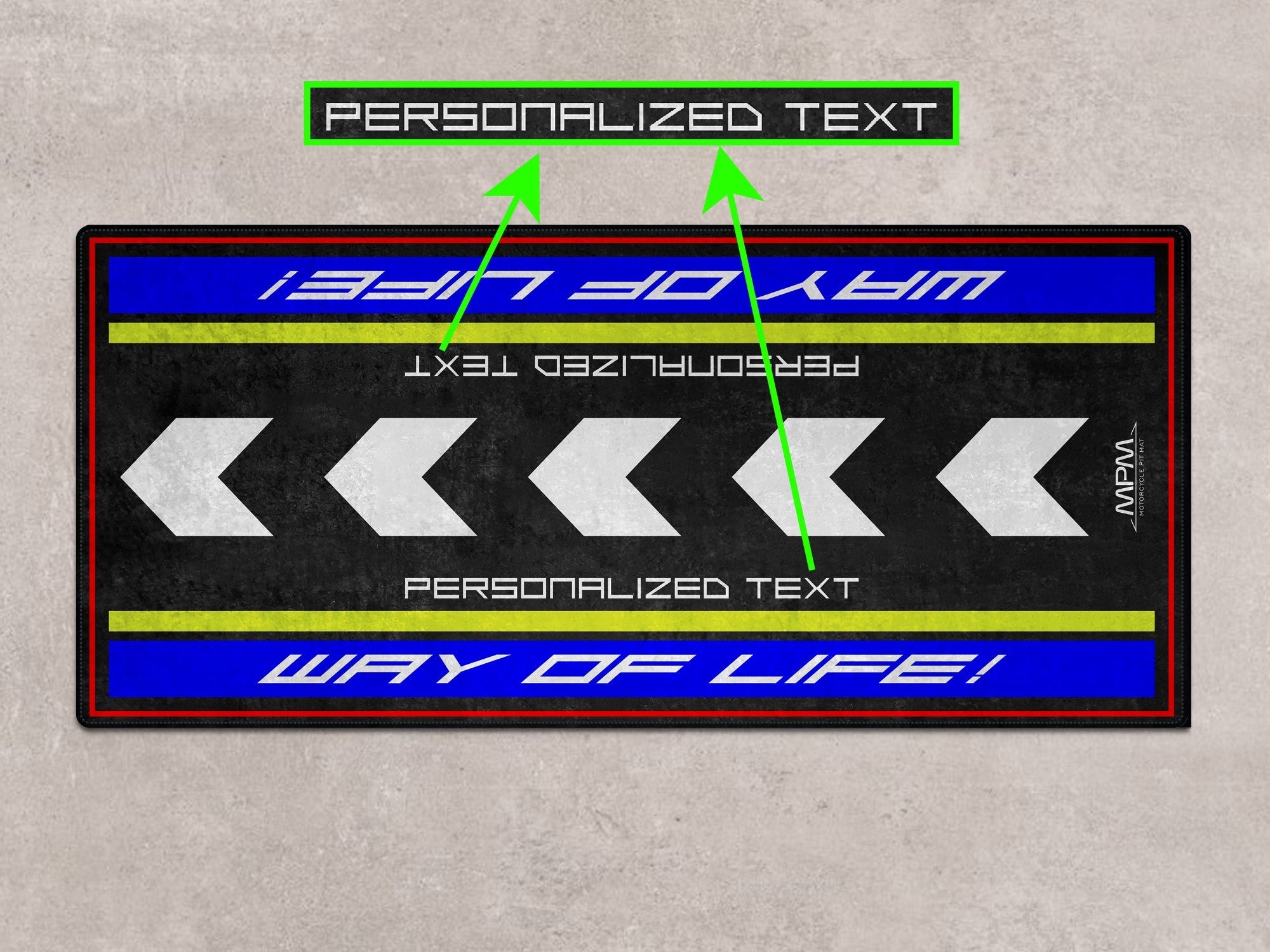 MPM Motorcycle Mat for Suzuki Motorsport - MM7125