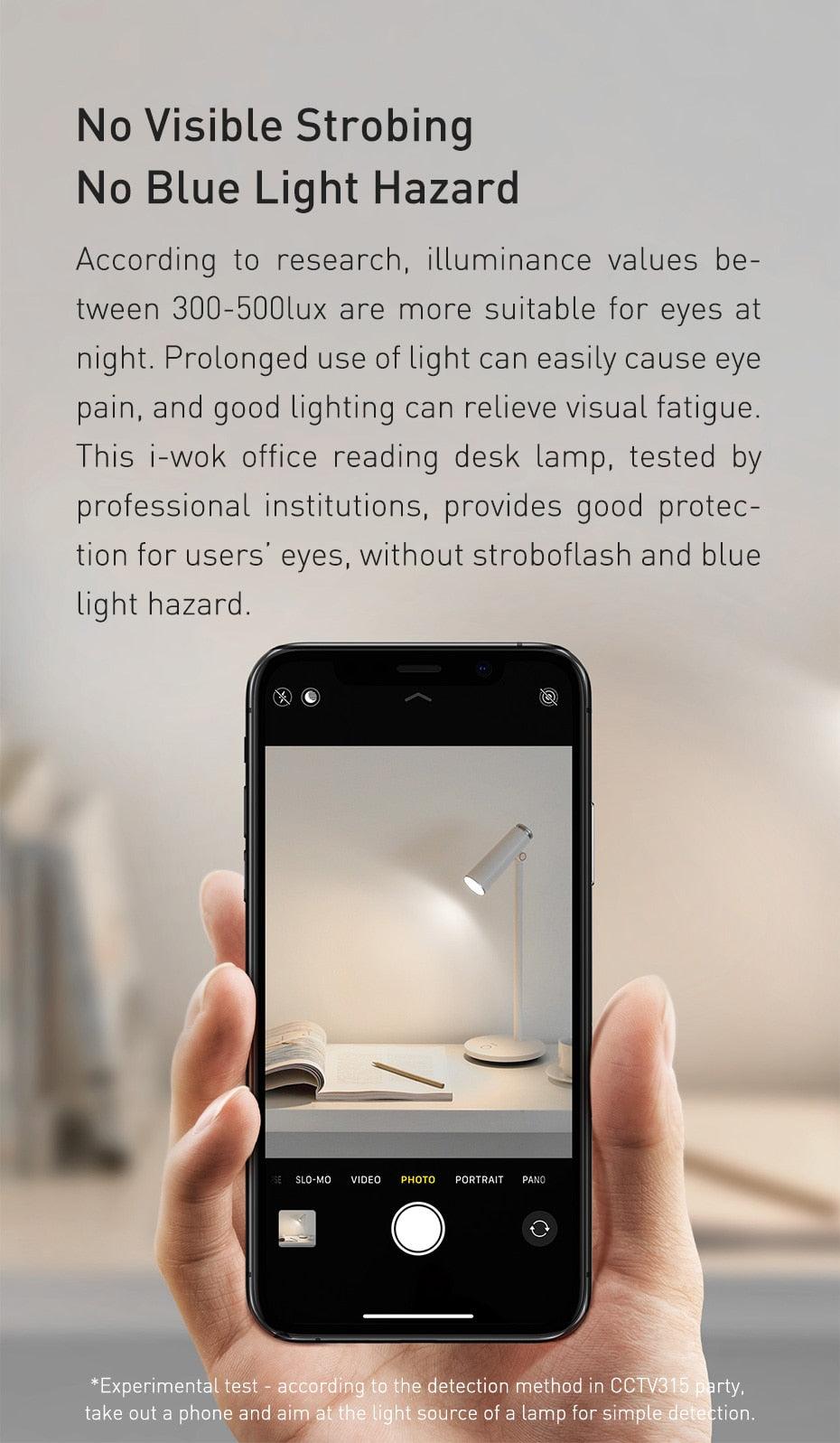 Table Lamp LED Desk Night Lamp Eye Protection Study Reading Light USB Rechargeable Desktop Office Work Table Lamp Decorative Table Lamp Cute Study Lamps for Bedroom Décor