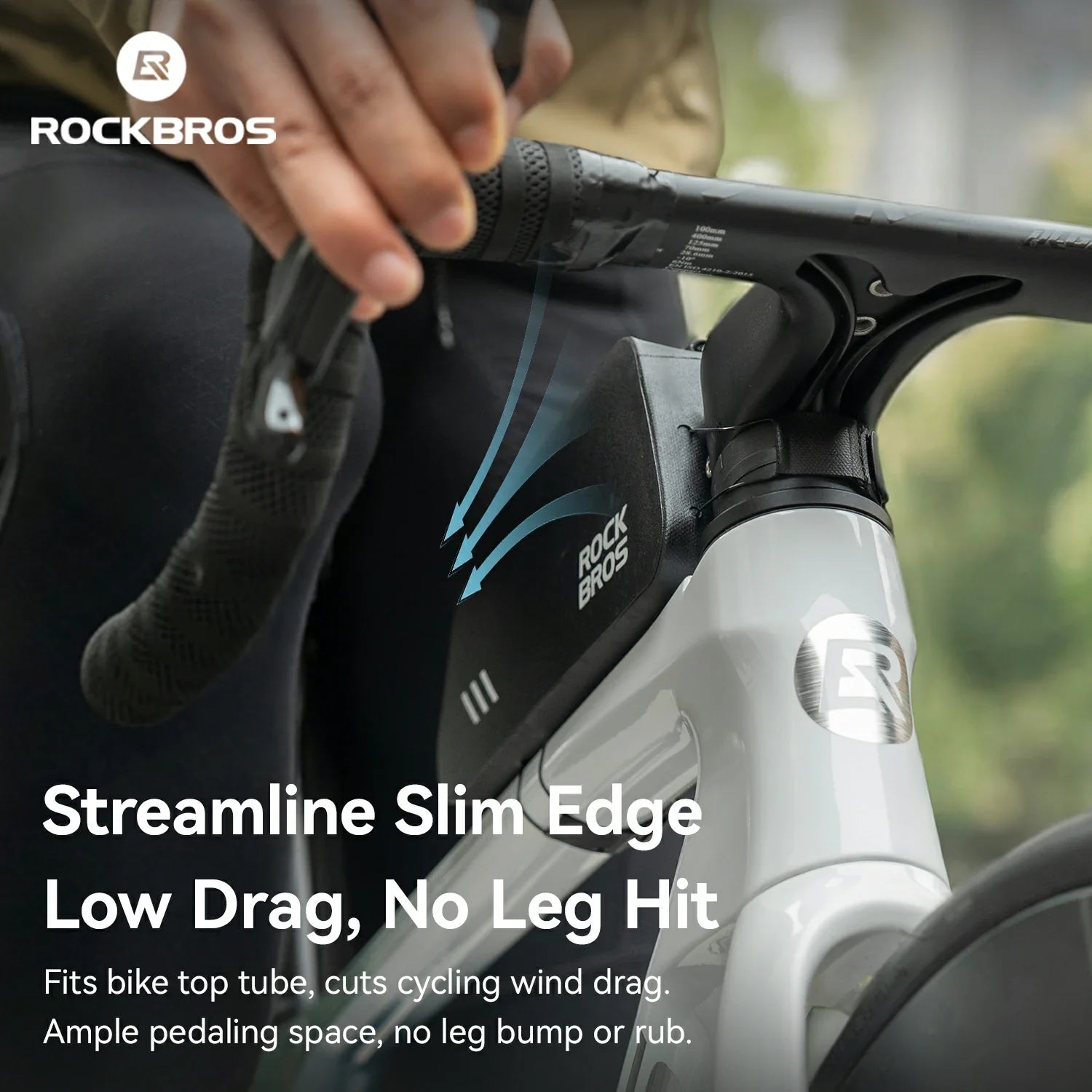 100% Waterproof Bike Frame Bag 0.9L
