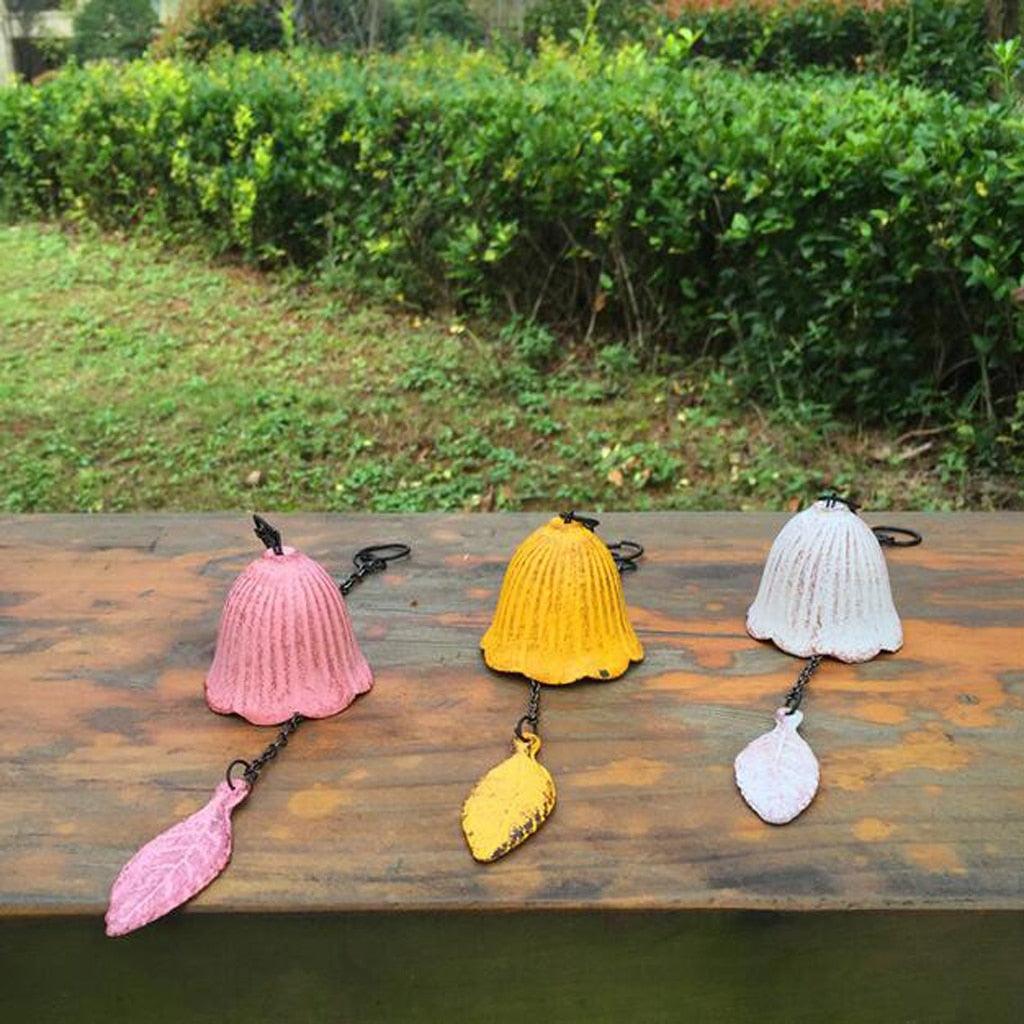 Traditional Wind Bell Cast Iron Wind Chime Hanging Ornament Decoration Outdoor Indoor Garden Wind Chimes For Patio and Terrace Best Metal Musical Wind-chime Outdoor & Home Decoration