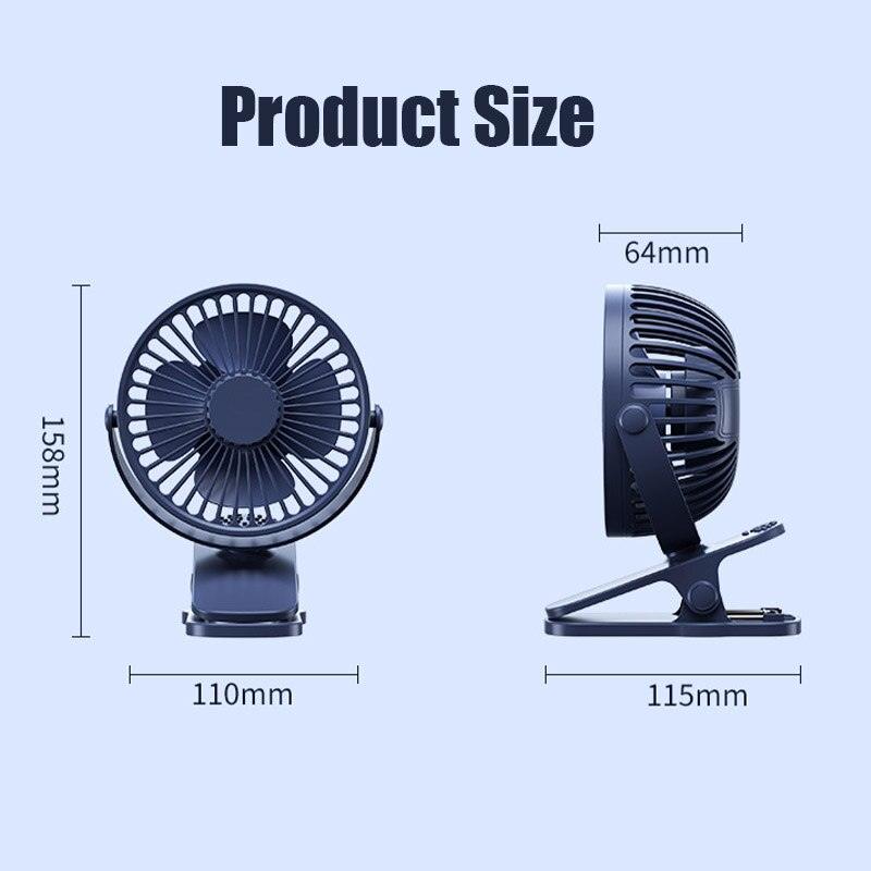 Premium Class Fans USB Mini Fan Mini Student Class Dormitory Quiet Office Desktop Clip Ch ...