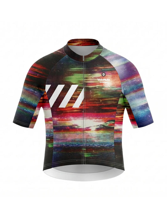 Men's Cycling Jersey Retro Signal