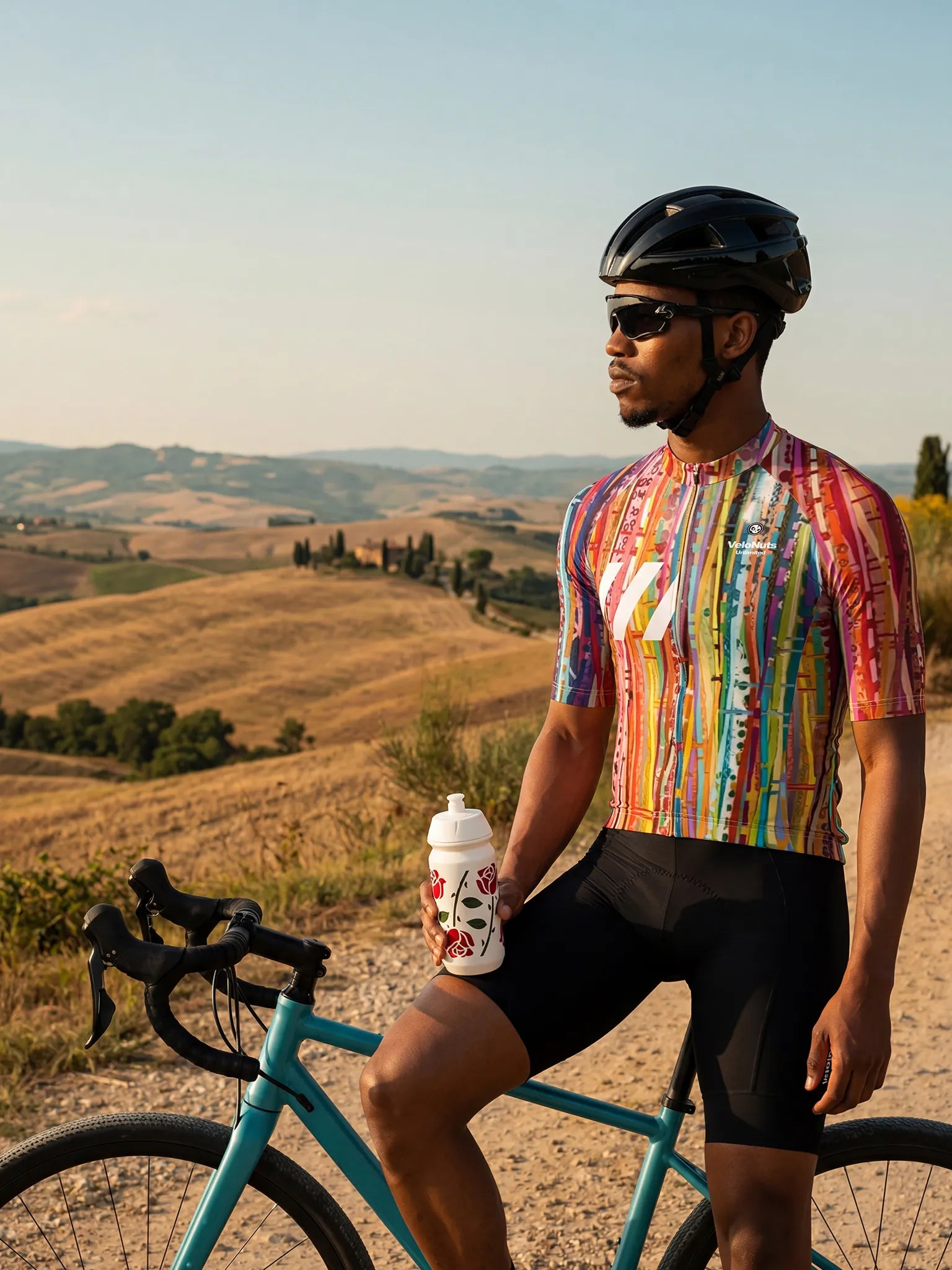 Men's Cycling Jersey Terrain Blocks