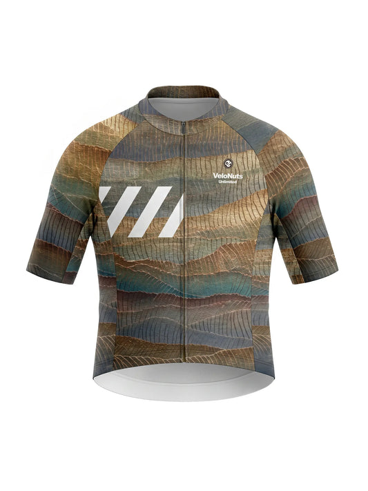 Men's Cycling Jersey Terrain Blocks