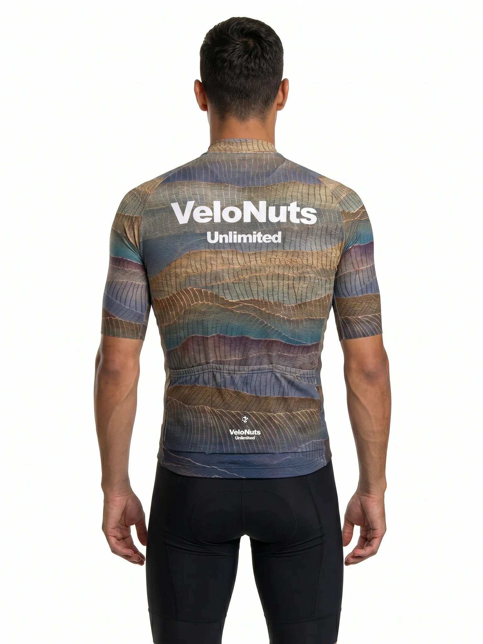 Men's Cycling Jersey Terrain Blocks