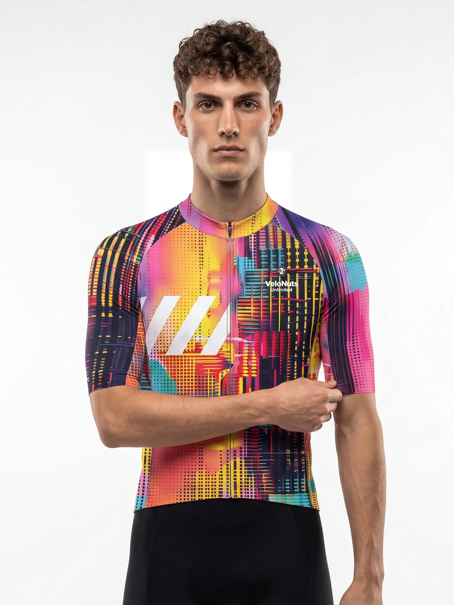 Men's Cycling Jersey Neon Condense