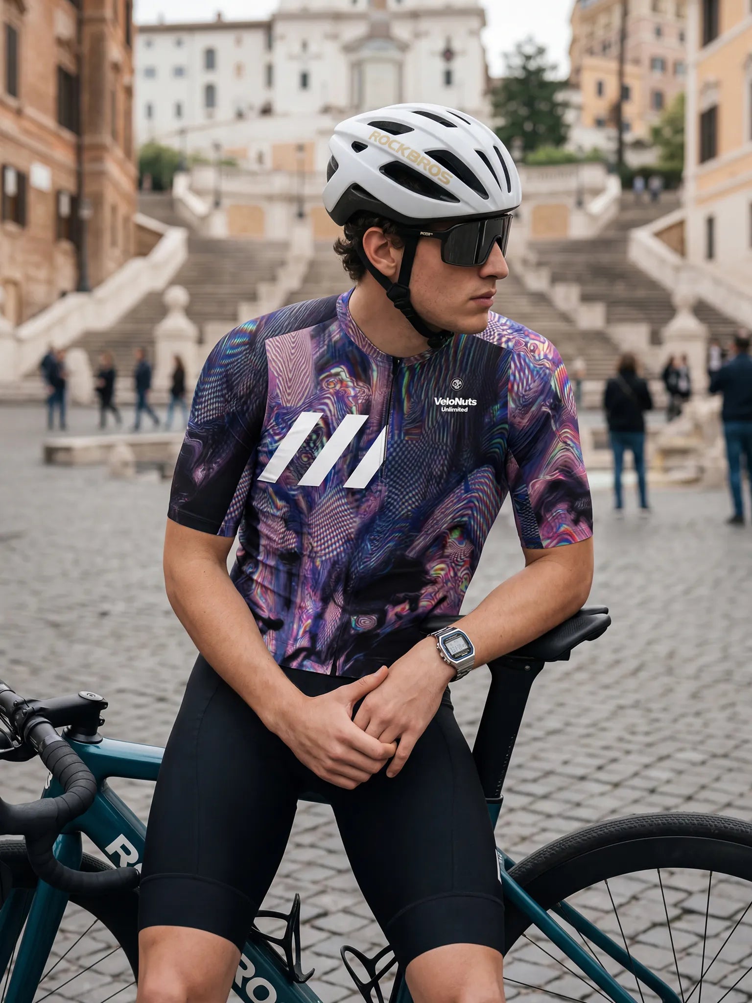 Men's Cycling Jersey Neon Condense