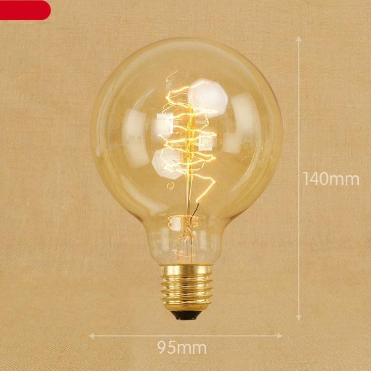 Vintage Bulb Retro Lamp Bulb Ampoules Light Incandescent Bulbs Light Warm Dimmable Home Decor Clear Glass Incandescent Vintage Antique Bulb For Home Bedroom