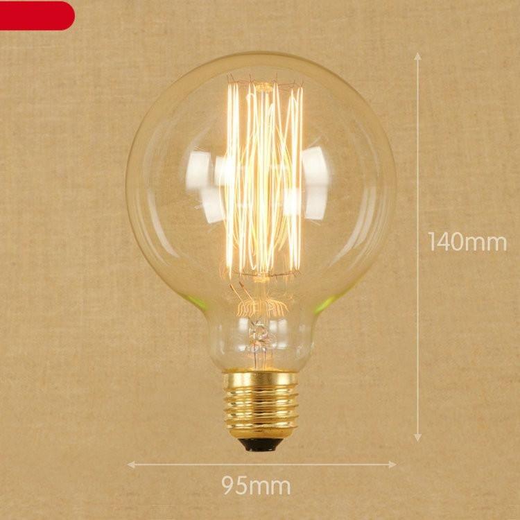 Vintage Bulb Retro Lamp Bulb Ampoules Light Incandescent Bulbs Light Warm Dimmable Home Decor Clear Glass Incandescent Vintage Antique Bulb For Home Bedroom