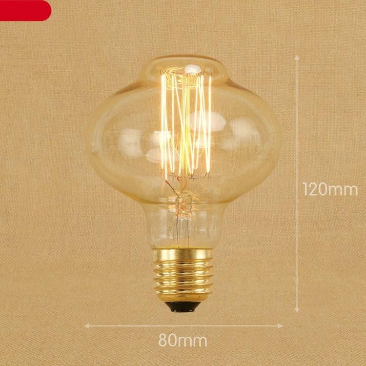 Vintage Bulb Retro Lamp Bulb Ampoules Light Incandescent Bulbs Light Warm Dimmable Home Decor Clear Glass Incandescent Vintage Antique Bulb For Home Bedroom