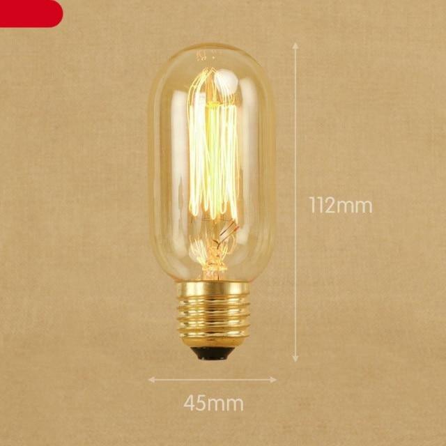 Vintage Bulb Retro Lamp Bulb Ampoules Light Incandescent Bulbs Light Warm Dimmable Home Decor Clear Glass Incandescent Vintage Antique Bulb For Home Bedroom