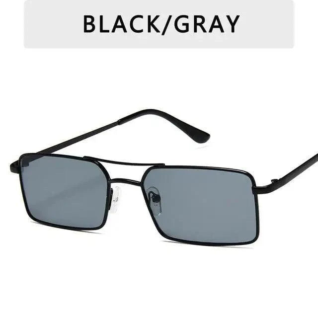 Vintage Square Women Sunglasses Luxury Design Metal UV400 Sun Glasses Modern Charming Everyday Eyewear