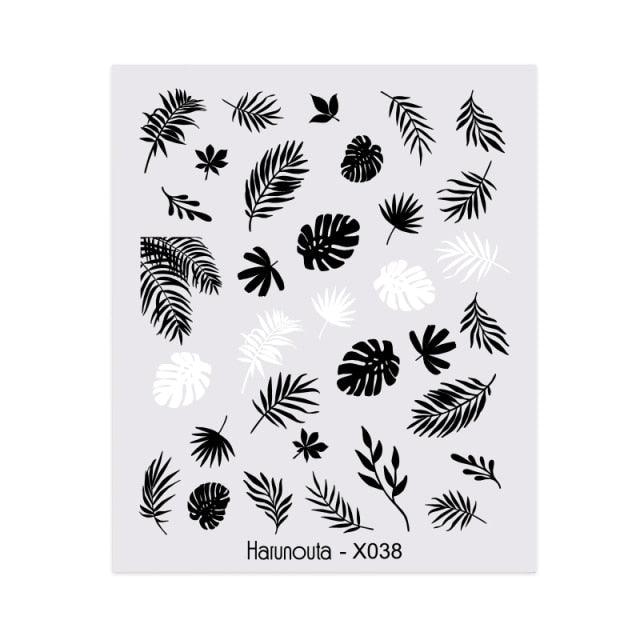 Water Nail Stickers Women Face Sketch Abstract Butterfly Image Sexy Girl Nail Art Decor Sliders Manicures For Nails Decoration Decal Self-Adhesive 3D Wave Design Decoration for Women Girls Tape Nail Art Stickers Decal Decoration
