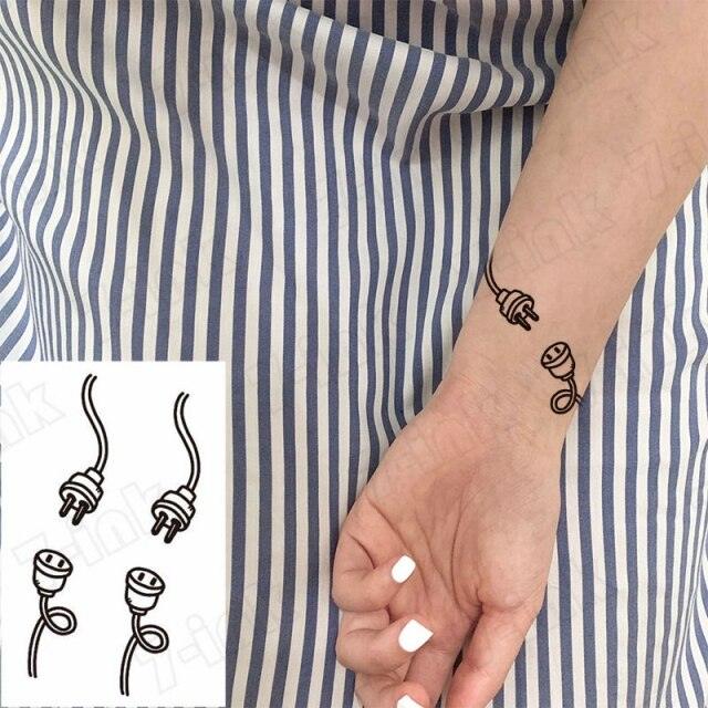 Waterproof Temporary Tattoo Lavender Stickers Butterfly Flower Luxury Small Tattoo For Body Arm