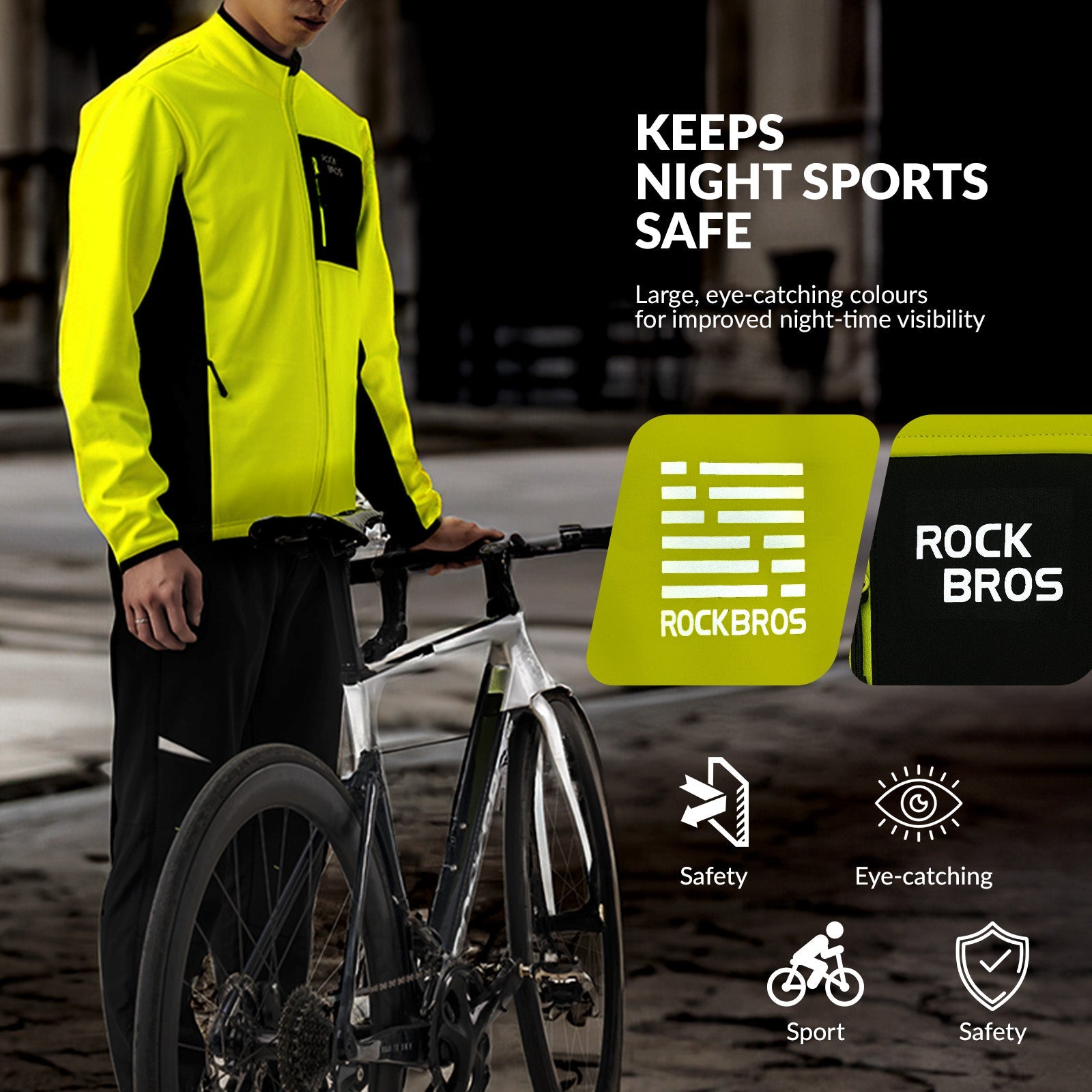 Men's Cycling Jacket & Pants Set Winter