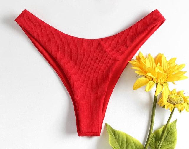 Women's Strapless Bowknot Split Bikini Swimsuit Swimming Suit For Women Women's Tie Knot Front Solid Color Bikini Set Swimsuit Bathing Suits High Cut Bikini Set Strapless Solid Color 2 Pieces Bathing Suit