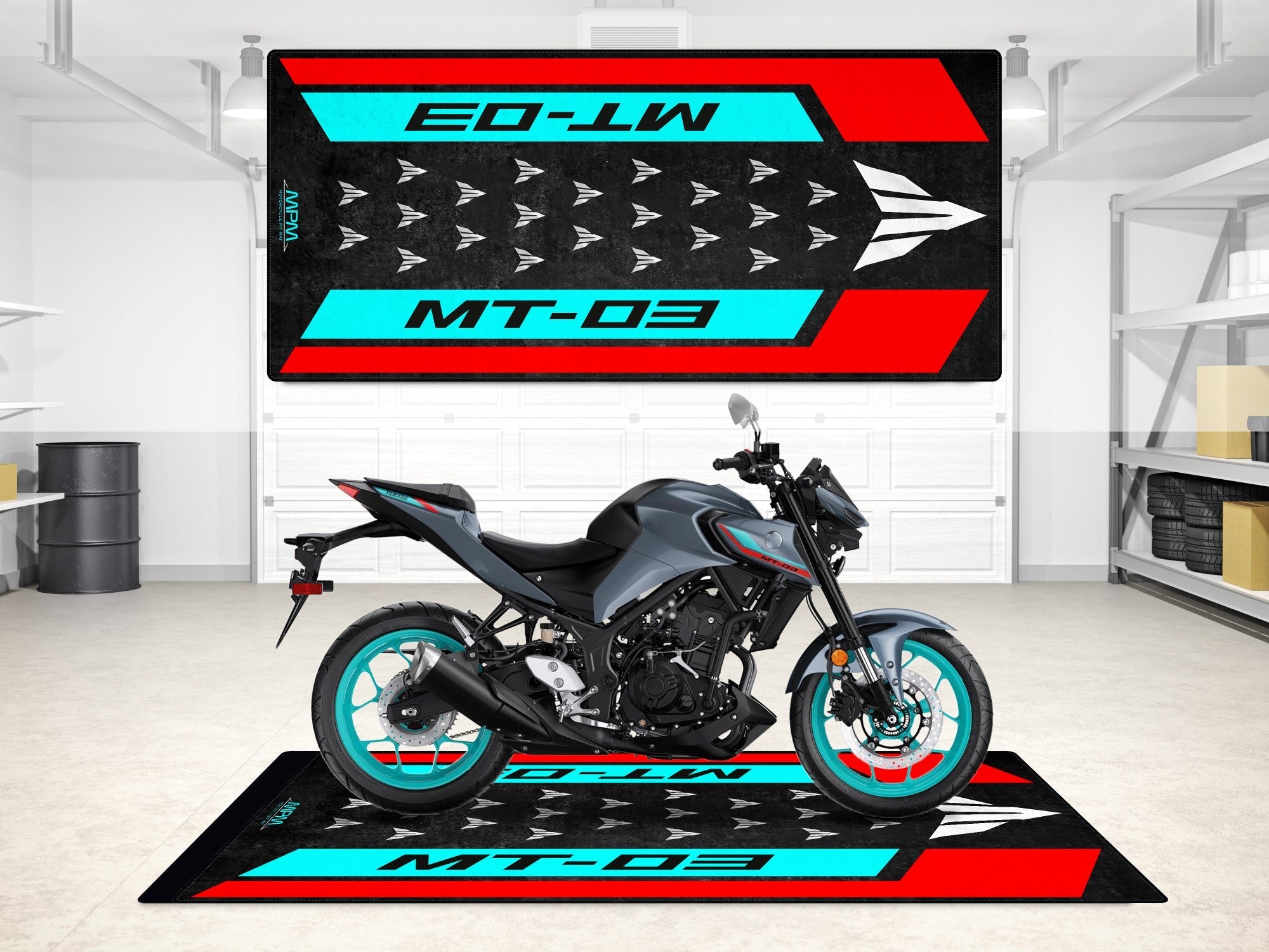 MPM Motorcycle Mat for Yamaha MT-03 - MM7121
