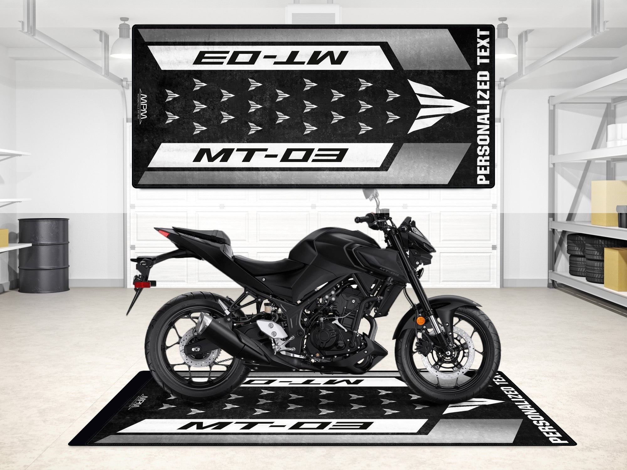 MPM Motorcycle Mat for Yamaha MT-03 - MM7121