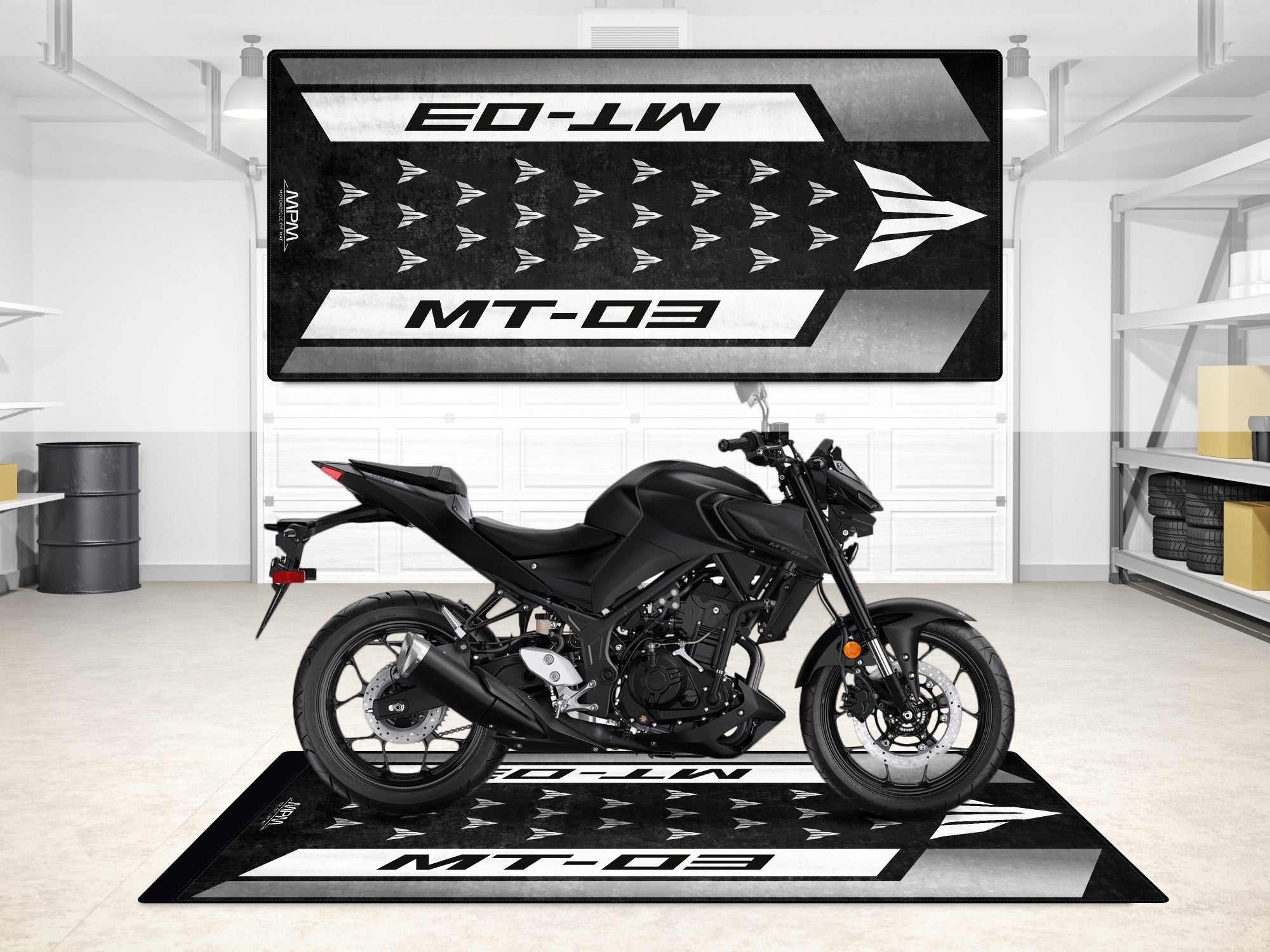 MPM Motorcycle Mat for Yamaha MT-03 - MM7121