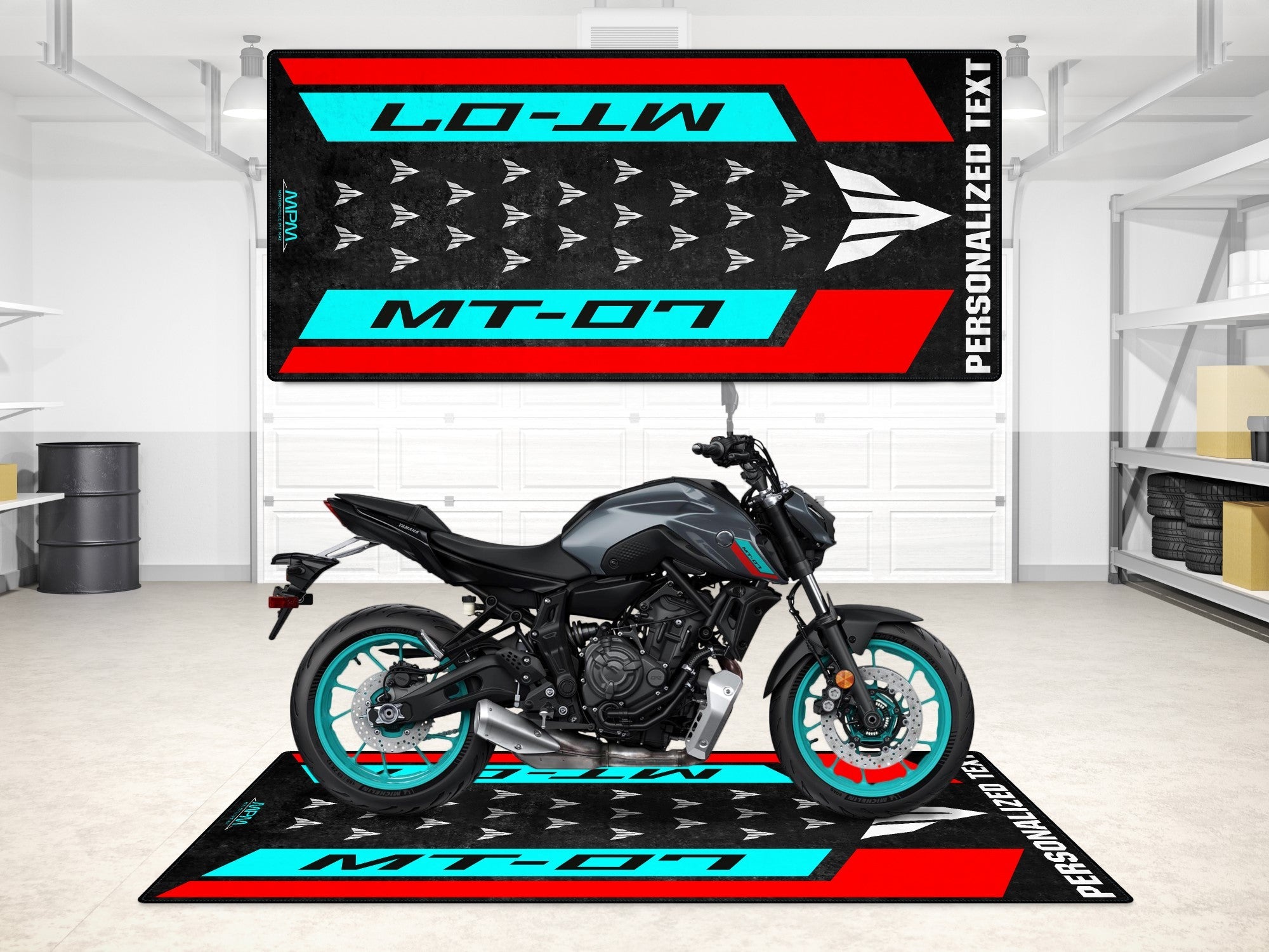 MPM Motorcycle Mat for Yamaha MT-07 - MM7119