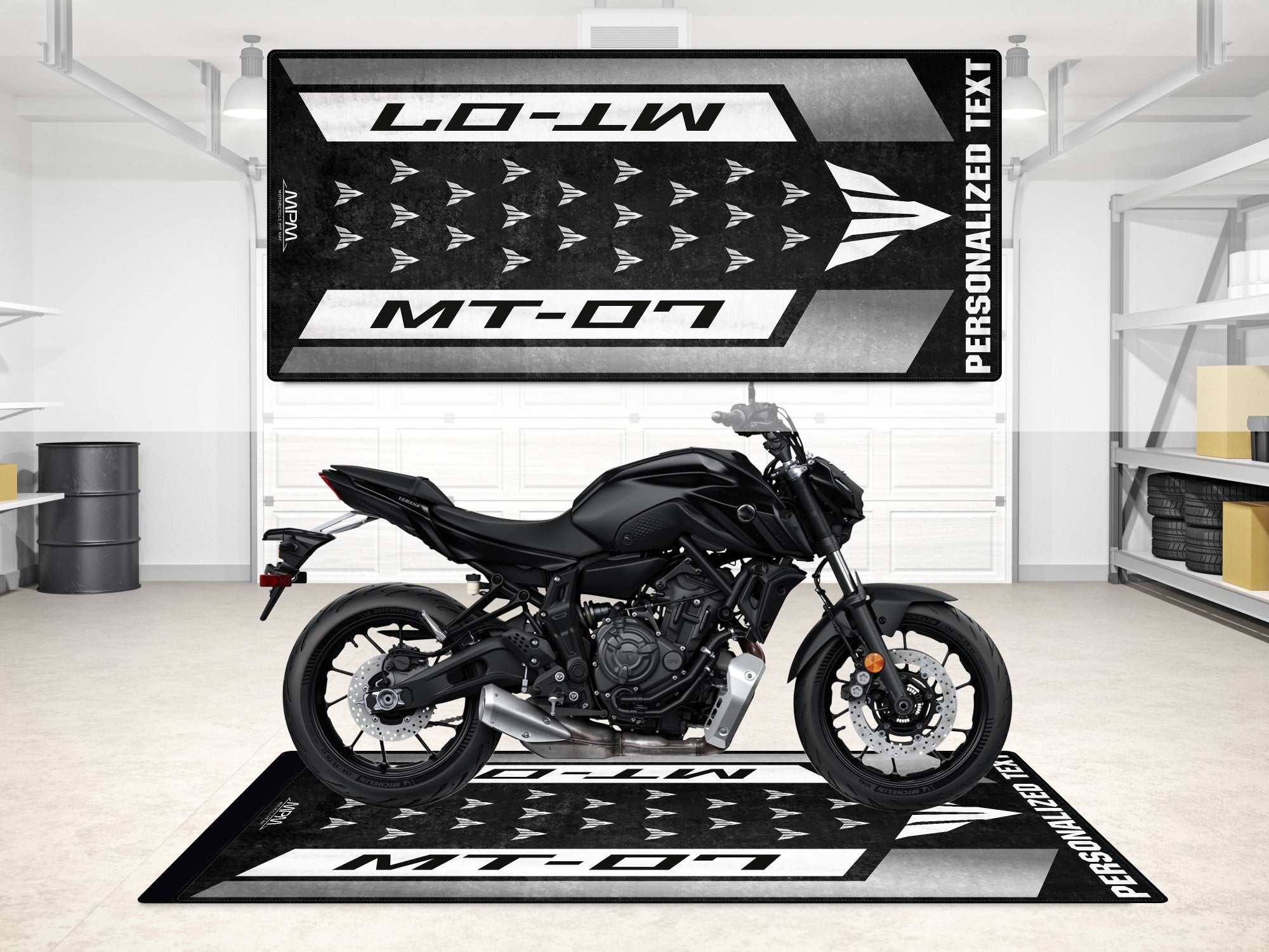 MPM Motorcycle Mat for Yamaha MT-07 - MM7119