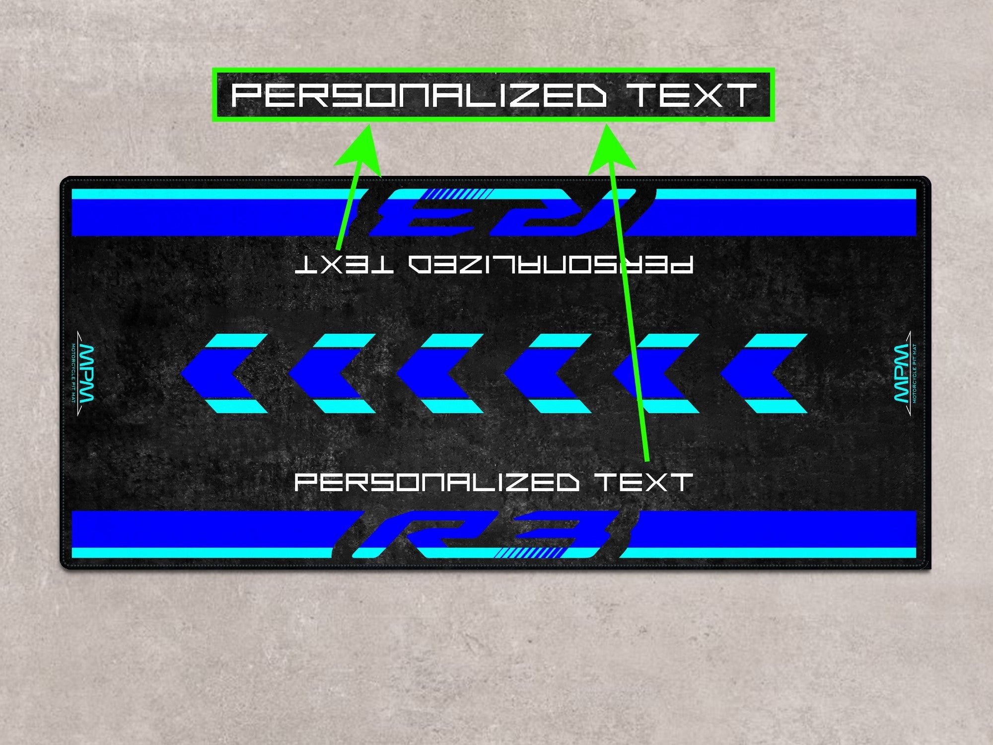 MPM Motorcycle Mat for Yamaha R3 - MM7114