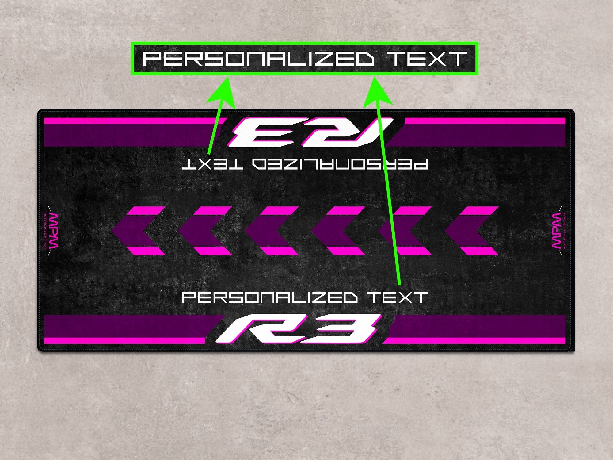 MPM Motorcycle Mat for Yamaha R3 - MM7114