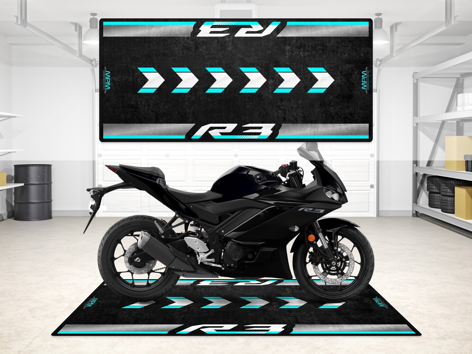 MPM Motorcycle Mat for Yamaha R3 - MM7114