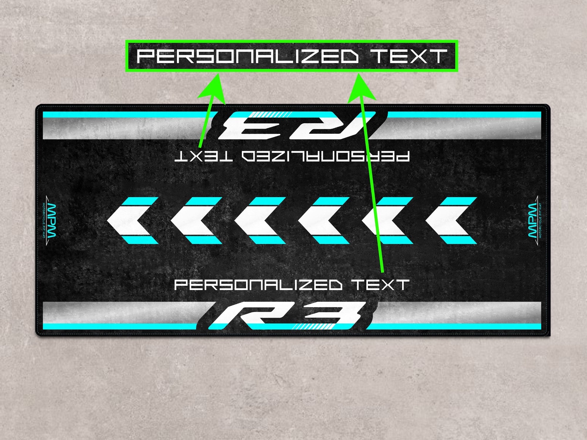 MPM Motorcycle Mat for Yamaha R3 - MM7114