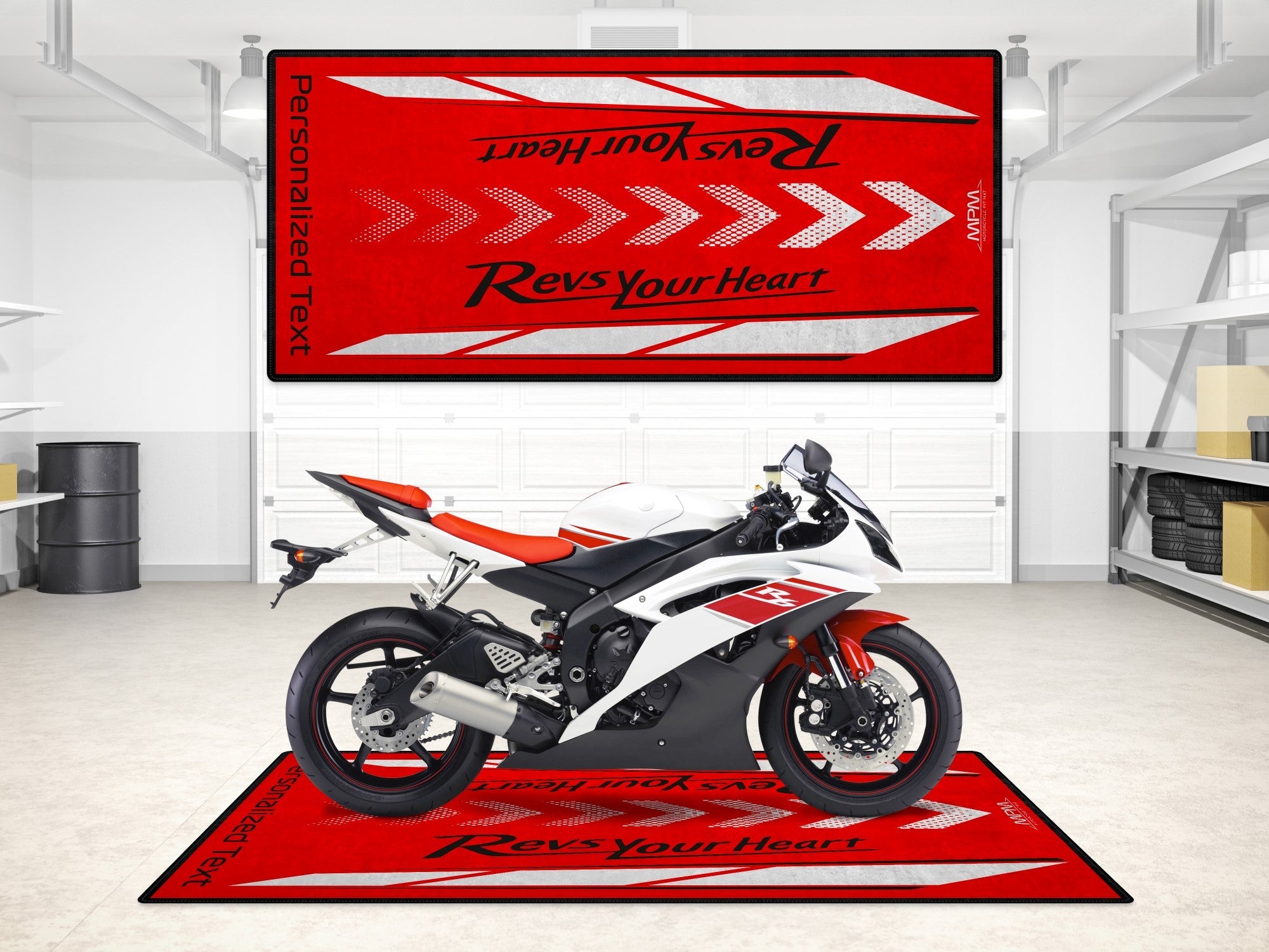 MPM Motorcycle Mat for Yamaha - MM7108
