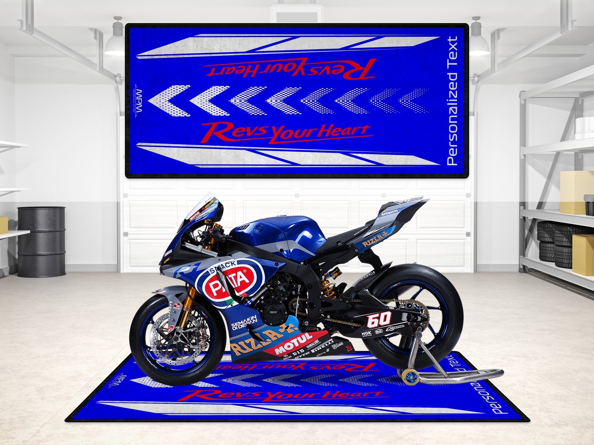 MPM Motorcycle Mat for Yamaha - MM7108