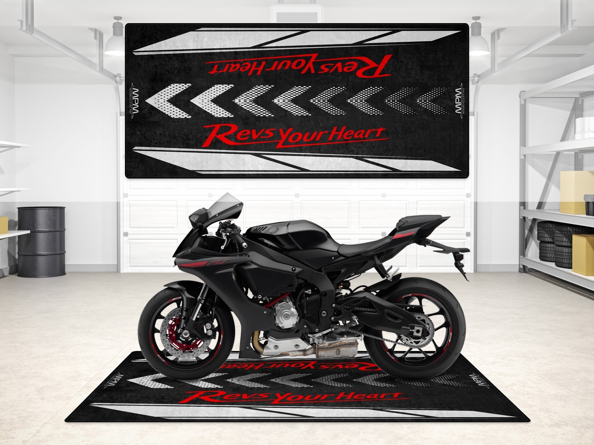 MPM Motorcycle Mat for Yamaha - MM7108