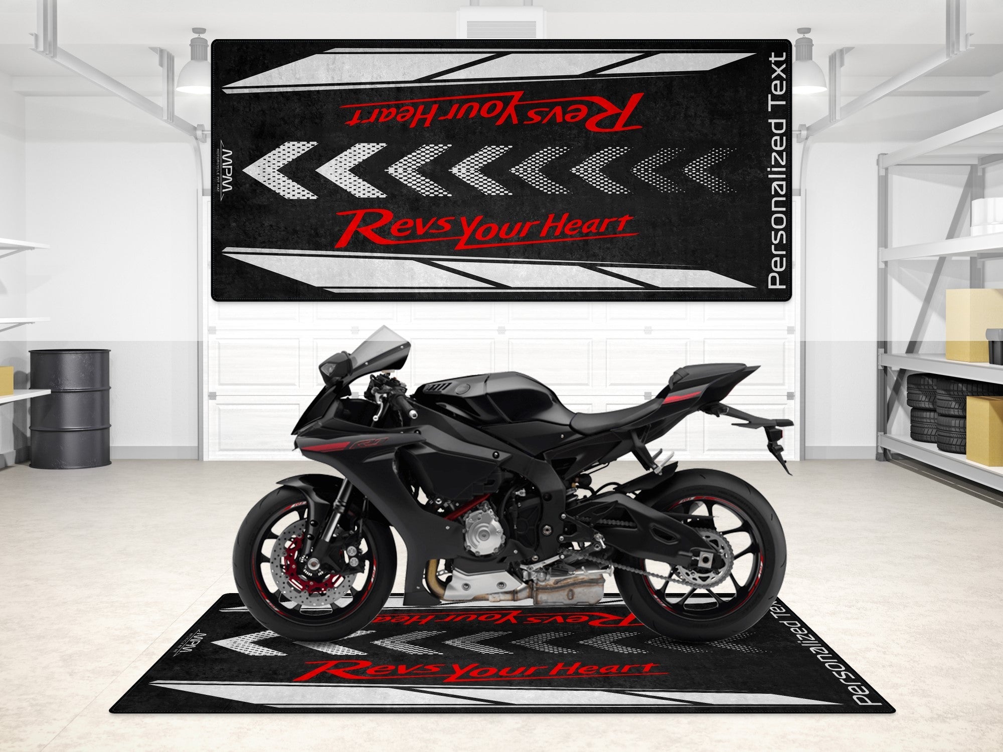 MPM Motorcycle Mat for Yamaha - MM7108