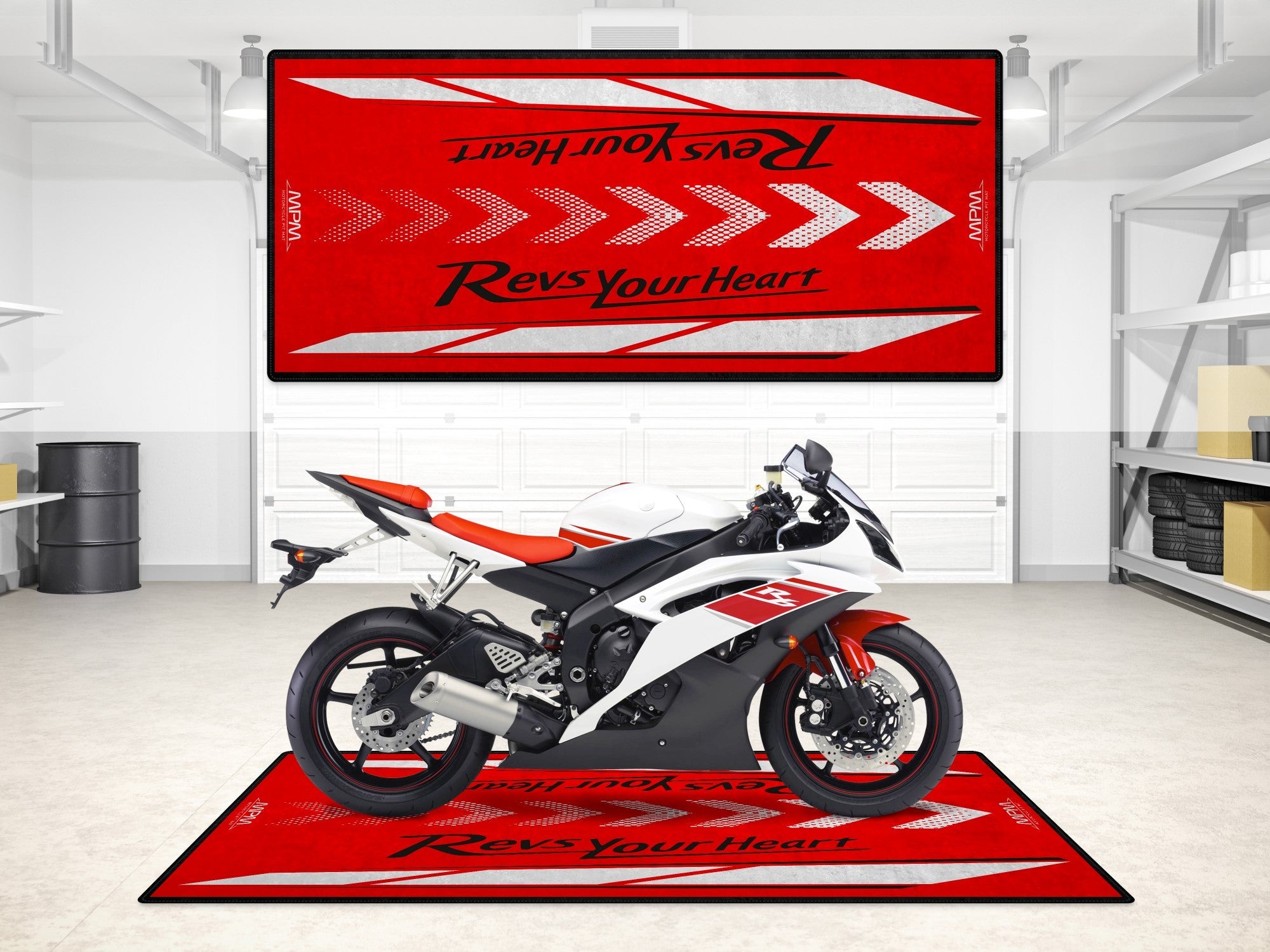 MPM Motorcycle Mat for Yamaha - MM7108